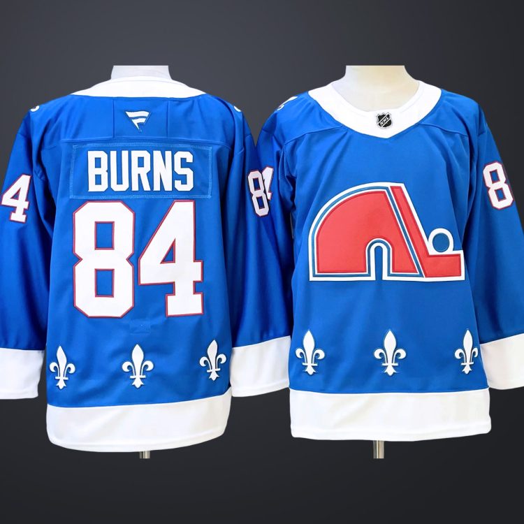 Men’s Colorado Avalanche #84 Burns 2025-26 Alternate Stitched Jersey