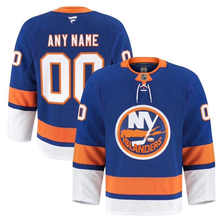 Men's New York Islanders Fanatics Royal Home Custom Jersey