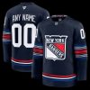 Men's New York Rangers Fanatics Navy Alternate Premium Custom Jersey