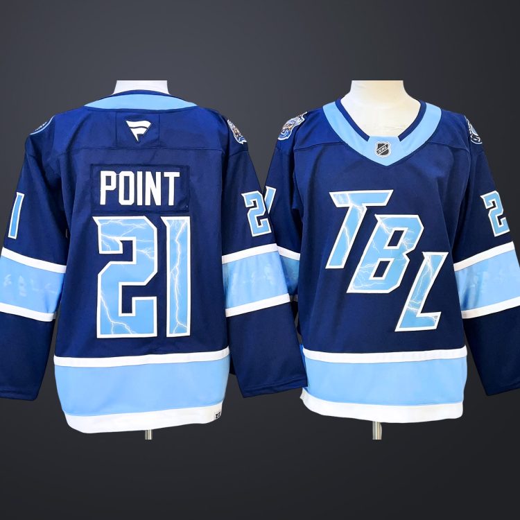 Men's Tampa Bay Lightning #21 Brayden Point Blue 2026 NHL Stadium Series Premium Jersey