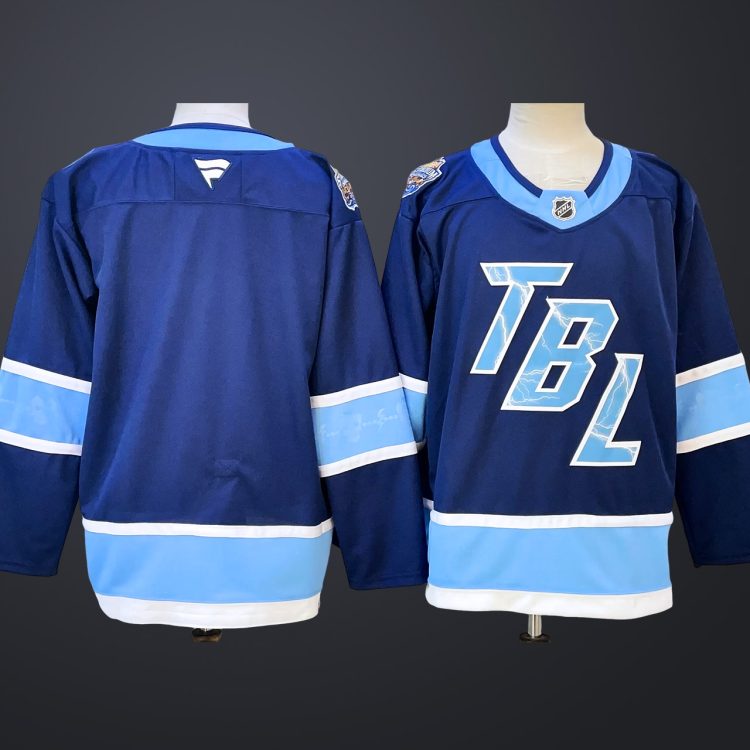 Men's Tampa Bay Lightning Fanatics Blue 2026 NHL Stadium Series Premium Jersey