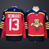 Men’s Florida Panthers #13 REINHART Red Stitched Hockey Jersey