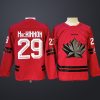 Youth Hockey Canada #29 Nathan MacKinnon Red 2026 Olympic Stitched Jersey