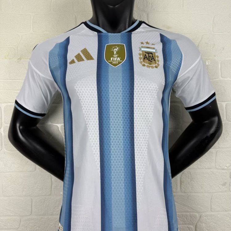 Men's Argentina 2026 Player Version Home Soccer Jersey +Patch