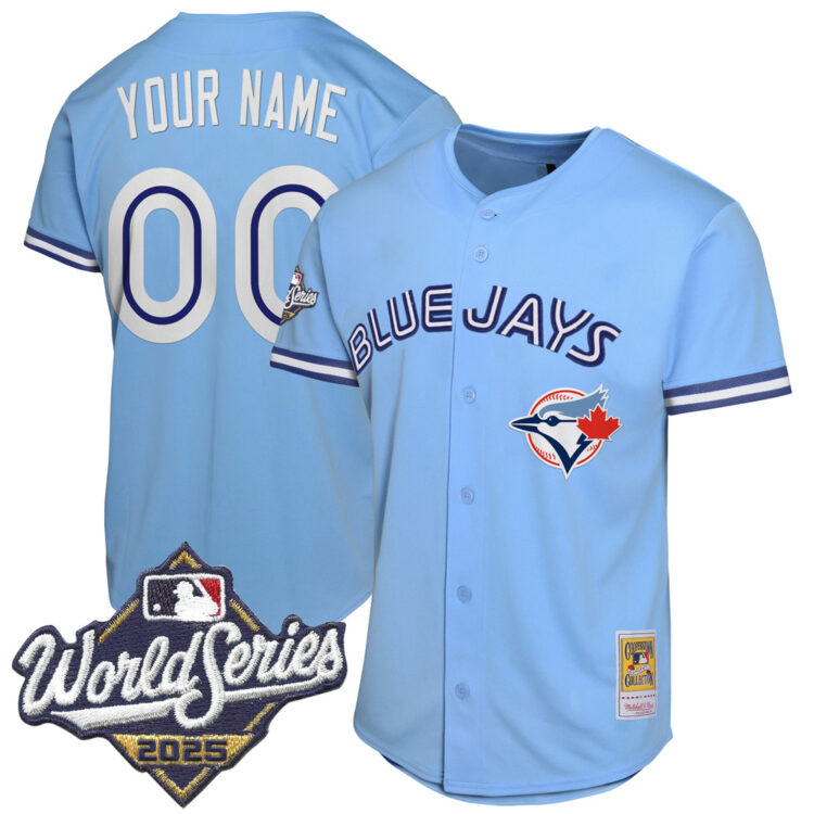 Custom Men/Women/Youth Blue Jays Stitched Jersey