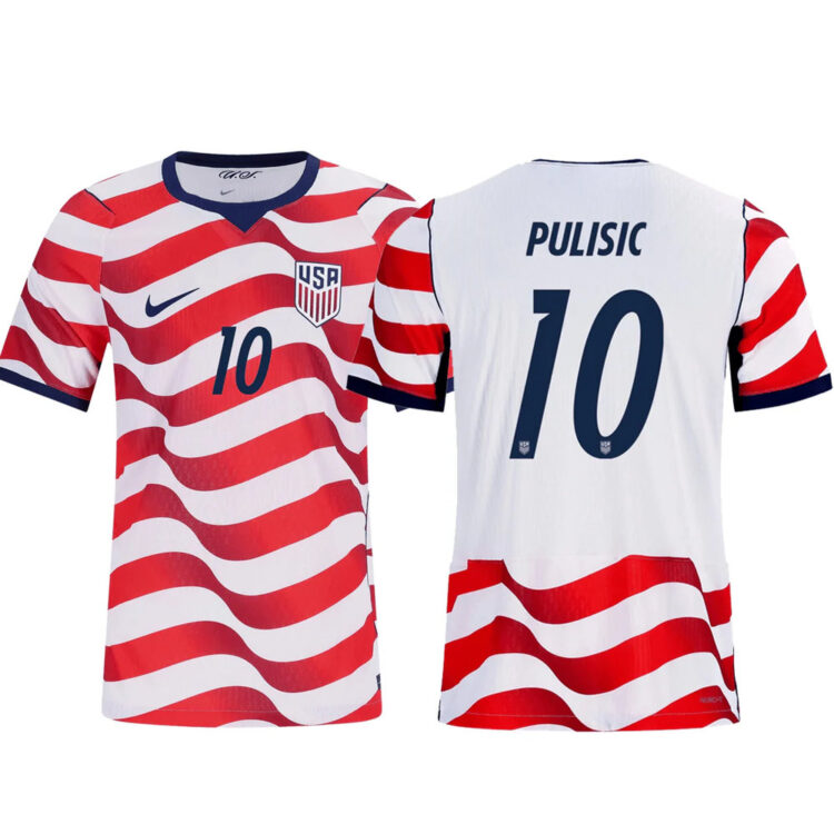 Men's Christian Pulisic #10 USA Home Fan Jersey World Cup 2026