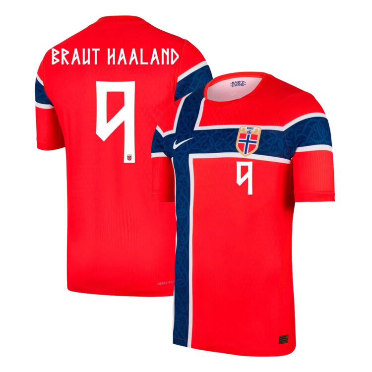 Men's BRAUT HAALAND #9 Norway Home Fan Jersey World Cup 2026