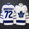 Men’s Toronto Maple Leafs #72 Sergei Bobrovsky White Stitched Jersey