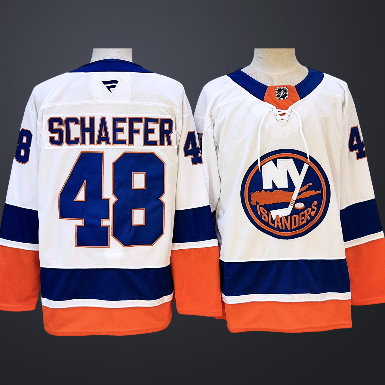 Men's New York Islanders #48 Matthew Schaefer White 2025 Stitched Hockey Jersey