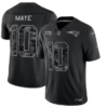 Men's New England Patriots #10 Drake Maye 2026 Salute to Service Black Limited Stitched Jersey